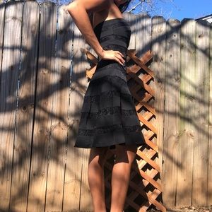 Strapless Black Dress